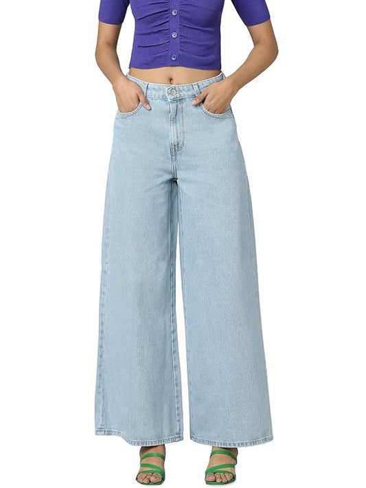 ONLY Women's Loose High Rise Jeans
