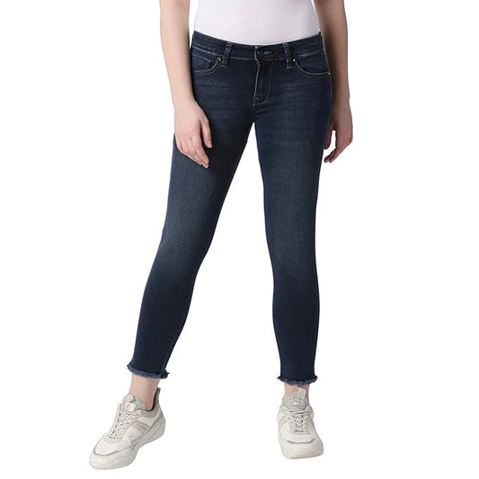Pepe Jeans Women's Mid Rise Skinny Jeans