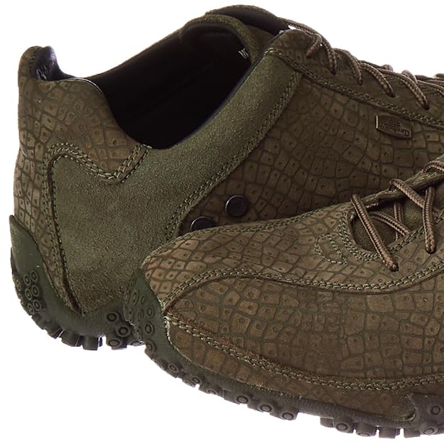 Woodland Men's Lace Up Sneaker Shoes (OLIVE GREEN)