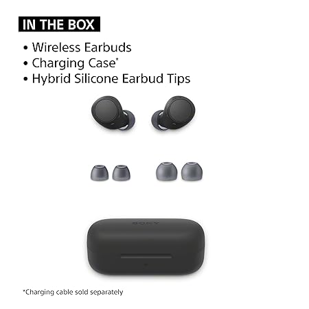 Sony WF-C510 Wireless Bluetooth Earbuds with Mic, TWS, Up to 22 Hours Battery (3 Color options)
