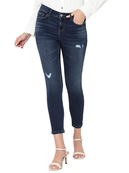 VERO MODA Women's High Rise Skinny Jeans