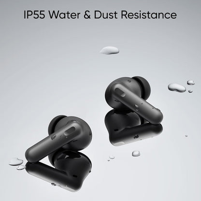 realme Buds T300 Truly Wireless in Ear Earbuds with 30dB ANC, 360° Spatial Audio Effect, Upto 40Hrs Battery (2 Color options)