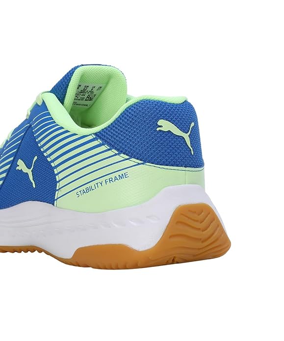 Puma Unisex Adult Badminton Smash Sprint Tennis Shoe (BLUE)