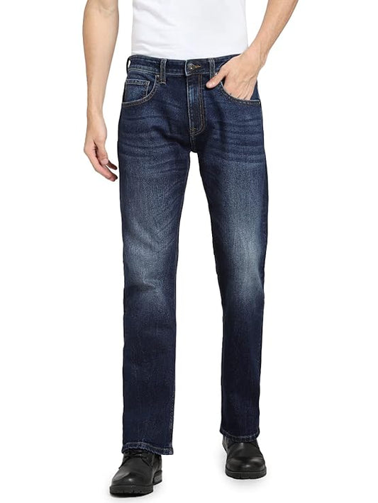 JACK & JONES Men Low Rise Bootcut Light Fade Jeans