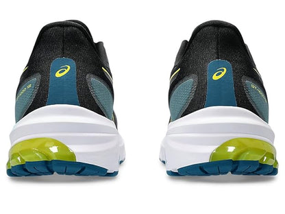 ASICS Men's Gt-1000 12 Running Shoes (Black Yellow)