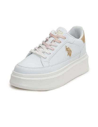 U.S. Polo Assn. Women Lace Up Sneaker Shoes