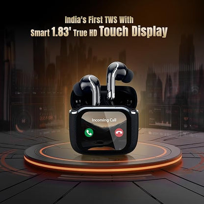 ACwO DwOTS Bold Earbuds | India’s 1st Smart 1.83” True HD Touch Display | ANC (32dB) | 60Hrs Playtime (3 Color options)