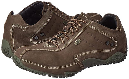 Woodland Men's Lace Up Sneaker Shoes (BROWN)