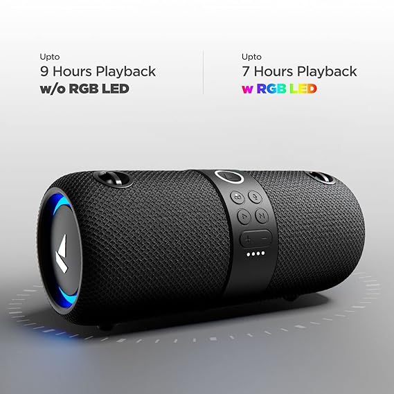 boAt Stone 1200 14W Bluetooth Speaker with Upto 9 Hours Battery, RGB LEDs, IPX7 and TWS Feature (3 color options)