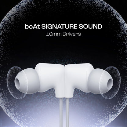 Boat Rockerz Trinity in Ear Earphones with 150H Playtime, Crystal Bionic Sound Powered by HiFi,  IPX5 (3 color options)