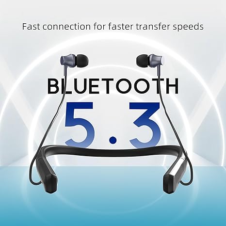 DIGGINGSOUND Hearing Aids, Neckband Hearing Aids with Bluetooth, Hearing Aid Amplifier for Seniors (Black)