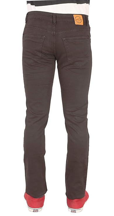 Basilio Cotton Knitted Fabric Stretchable Denim Regular Fit Mid Rise Jeans Pant for Men
