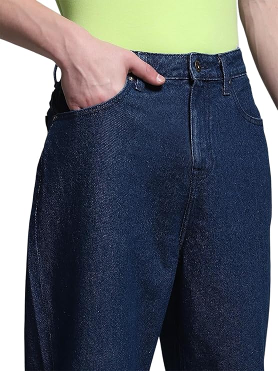 JACK & JONES Men's Mid Rise Loose Jeans