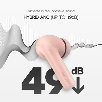 Noise Newly Launched Air Buds Pro 6 in-Ear Truly Wireless Earbuds with Hybrid ANC (up to 49dB) - 3 color options