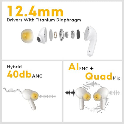 POCO _Buds_X1_Titanium in Ear Wireless Earbuds (White)