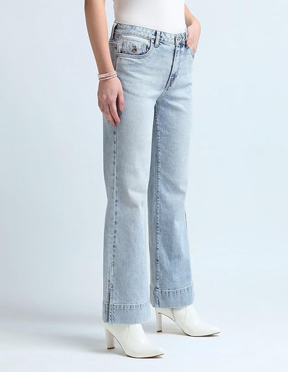 U.S. POLO ASSN. Women's Mid Rise Loose Jeans