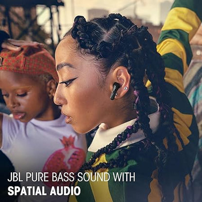 JBL New Launch Tune Flex 2 TWS, ANC Earbuds, 48Hr Playtime, 6 Mics for Clear Calls (3 Color options)