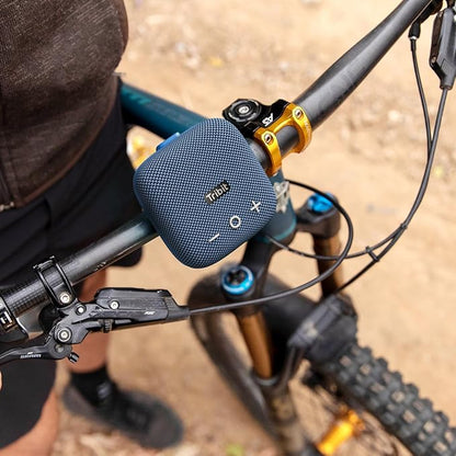 Tribit StormBox Micro 2 Portable Speaker: 90dB Loud Sound Deep Bass IP67 Waterproof Small Speaker Built-in Strap, 12H Playtime (2 color options)
