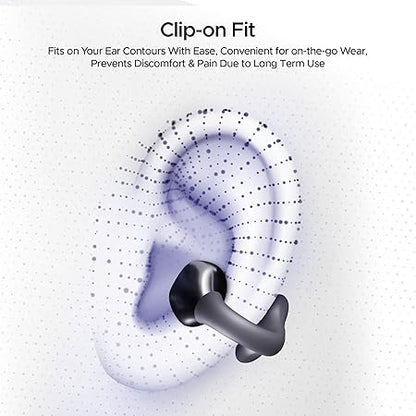 boAt Airdopes Loop OWS Earbuds w/Clip-On Fit, Air Conduction Tech, 50HRS Battery, 4Mics ENx (3 Color options)