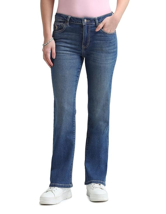 U.S. POLO ASSN. Women's Loose High Rise Jeans