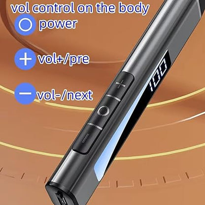 iFAST Digital Display Bluetooth 5.4 Wireless Neckband Earphone with Mic | Up to 100 Hours Music Playtime (3 color options)