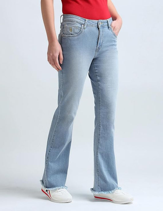 U.S. POLO ASSN. Women's Loose High Rise Jeans