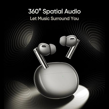 realme in Ear Buds Air 6 Pro with Dual Drivers (11Mm+6Mmtweeter), 40 Hours Play Time, 50 Db ANC (3 Color options)