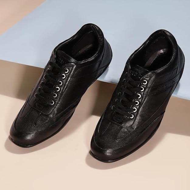 Red Chief Casual Sneaker Shoes for Men (Black)