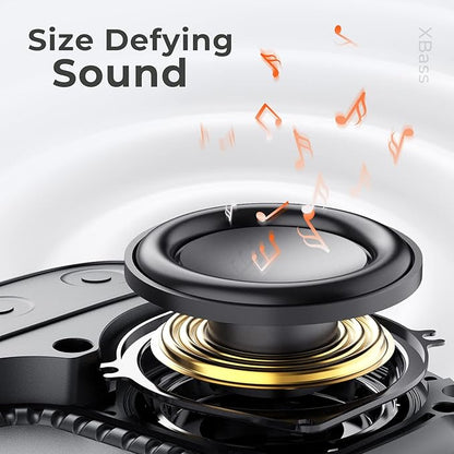 Tribit StormBox Micro 2 Portable Speaker: 90dB Loud Sound Deep Bass IP67 Waterproof Small Speaker Built-in Strap, 12H Playtime (2 color options)