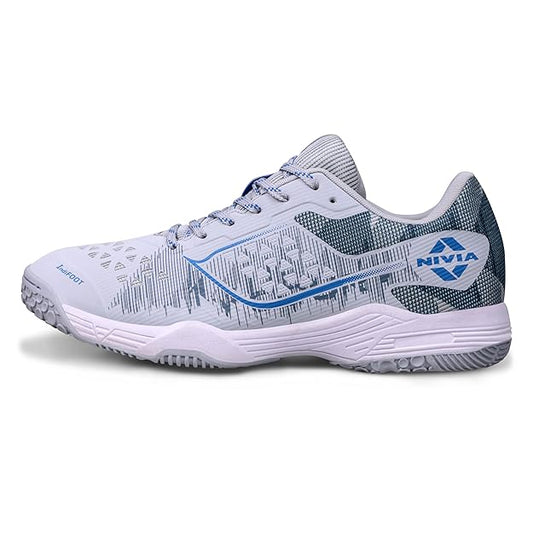 Nivia HY-Court 3.0 Badminton Shoe for Mens, Rubber Sole Shoes with Upper Mesh for Sports, Badminton, Volleyball, Squash, Table Tennis, Nonmarking Sole