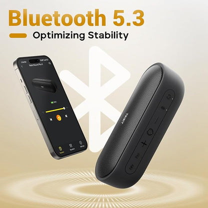 Tribit XSound Plus 2 30W 5.3 Bluetooth Wireless Speakers, 24H Playtime,IPX7 Waterproof,Built in Mic,150ft BT Range (2 color options)