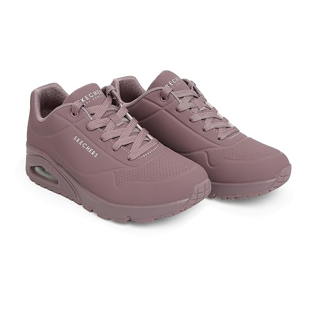 Skechers Women Uno Stand On Air Sneakers (Dark Mauve)
