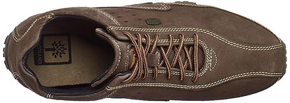 Woodland Men's Lace Up Sneaker Shoes (BROWN)