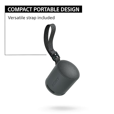 Sony SRS-XB100 Wireless Bluetooth Portable Lightweight Super-Compact Travel Speaker, Extra-Durable IP67 Waterproof (4 color options)