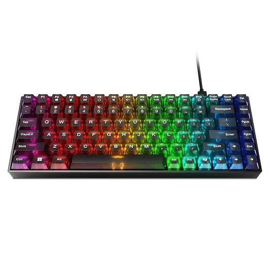 Lenovo Legion K510 Mini Pro Gaming Keyboard, 16.8 Million Colors RGB Per Key, Programmable |100% Anti Ghosting Mechanical switches |Customizable| USB 2.0 Interface