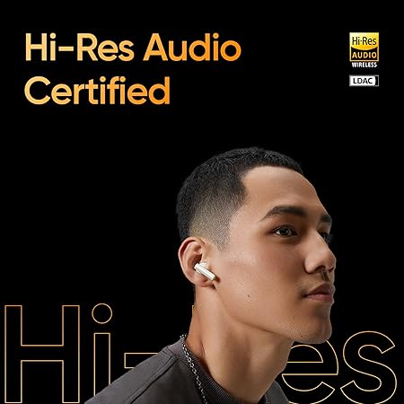 realme in Ear Buds Air 6 Pro with Dual Drivers (11Mm+6Mmtweeter), 40 Hours Play Time, 50 Db ANC (3 Color options)