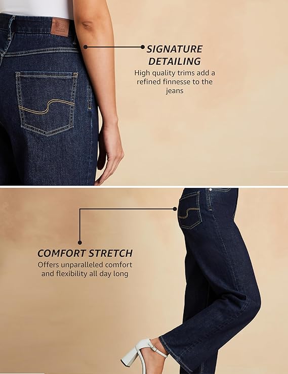Symbol Premium Women's Straight fit Jeans (High Rise | Full Length)