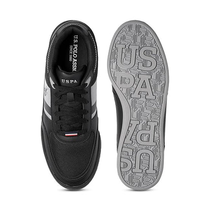 US Polo Association Men LUIS Driving Shoes (Black)