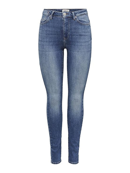 ONLY Women's Mid Rise Skinny Jeans
