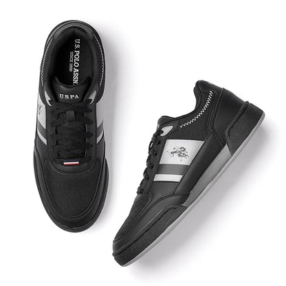 US Polo Association Men LUIS Driving Shoes (Black)