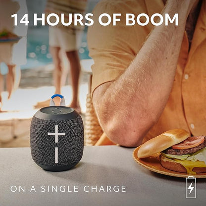 Ultimate Ears WONDERBOOM 4 Portable Waterproof Bluetooth Speaker with Big Bass and 360-Degree Sound,  40 m (131ft) Range (5 color options)
