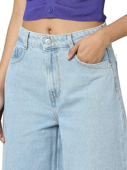 ONLY Women's Loose High Rise Jeans