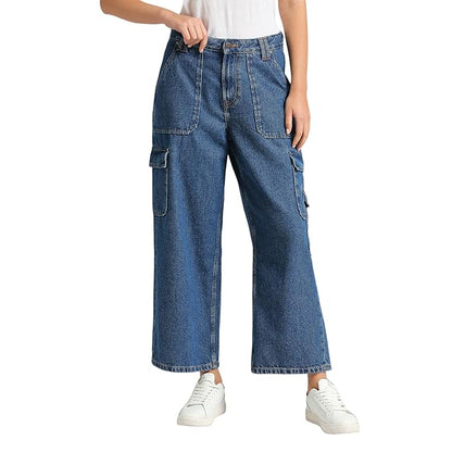 Pepe Jeans Women's Mid Rise Straight Jeans