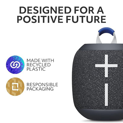 Ultimate Ears WONDERBOOM 4 Portable Waterproof Bluetooth Speaker with Big Bass and 360-Degree Sound,  40 m (131ft) Range (5 color options)