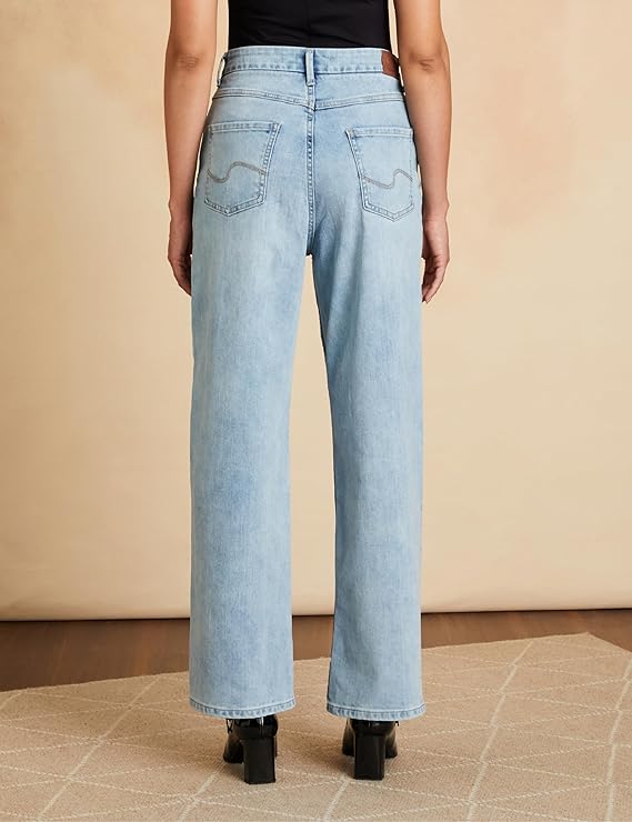 Symbol Premium Women's Straight fit Jeans (High Rise | Full Length)