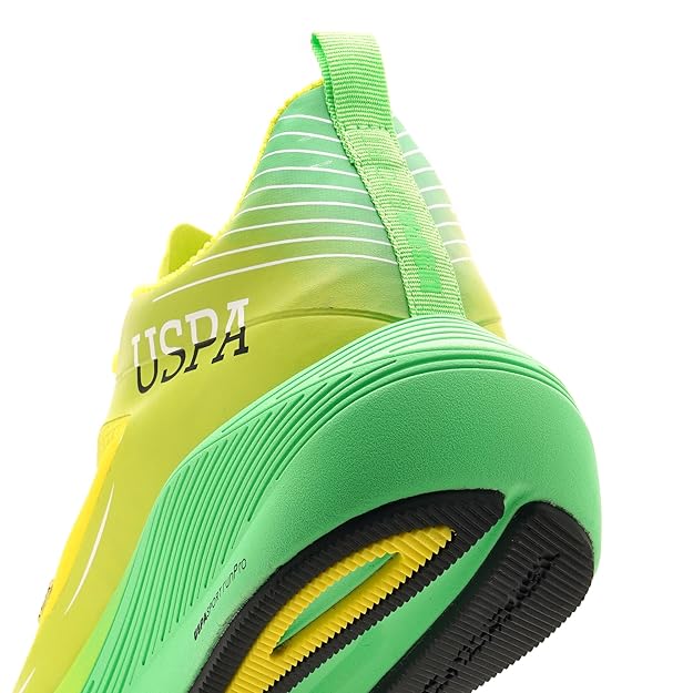 U.S. POLO ASSN. Men Lace Up Running Shoes (Green)