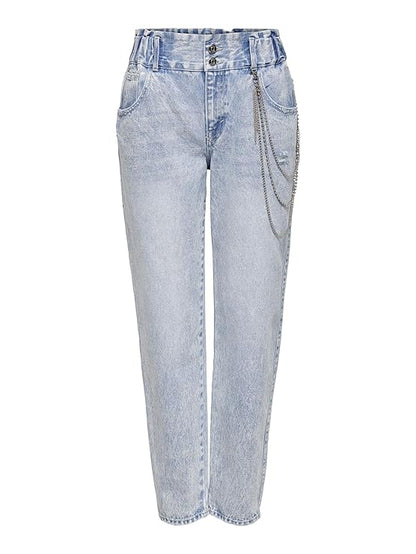 ONLY Regular Fit Ankle Length Cotton Womens Jeans