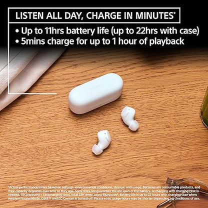 Sony WF-C510 Wireless Bluetooth Earbuds with Mic, TWS, Up to 22 Hours Battery (3 Color options)