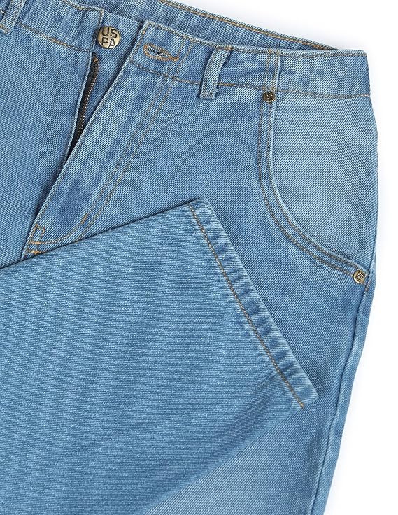 U.S. POLO ASSN. Women Mid Rise Slim Fit Jeans